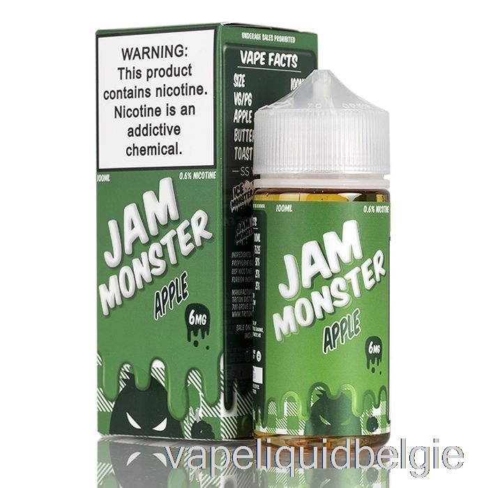 Vape Smaken Appel - Jam Monster - 100ml 6mg